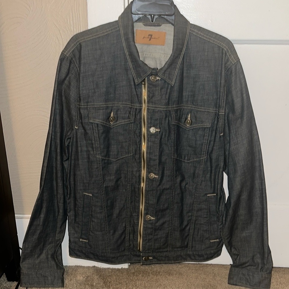 Mens 7 For All Mankind Jean Jacket